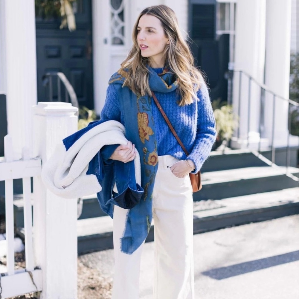 NOT FOR SALE💙SEZANE JOSE JUMPER 💙 AZURE BLUE - Picture 2 of 7